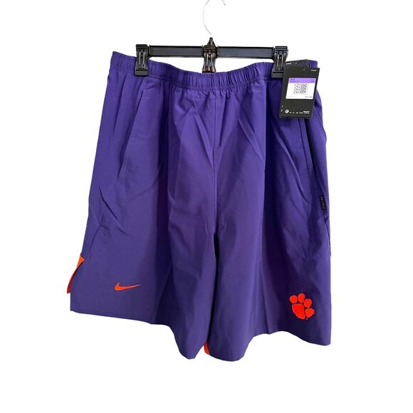 Clemson Tigers Nike Flex Dri-Fit Mens On Field Shorts w/pockets - NEW! Size 3XL - Picture 1 of 7